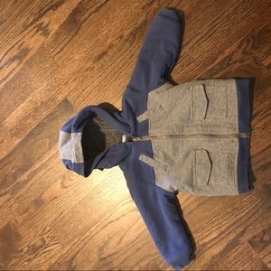 Baby boy fleece lined sweatshirt